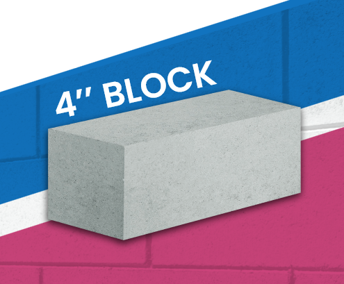 Concrete Blocks - 4" Block