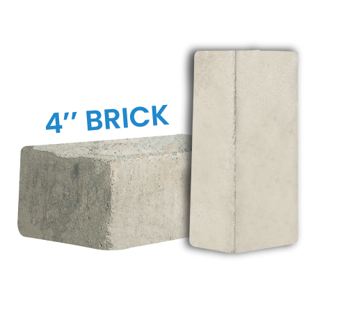 Concrete Bricks - 4" Brick